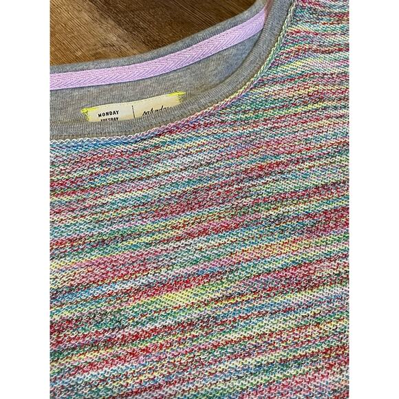 Saturday Sunday by Anthropologie LARGE Aphra Space Dyed knit top - Picture 5 of 9